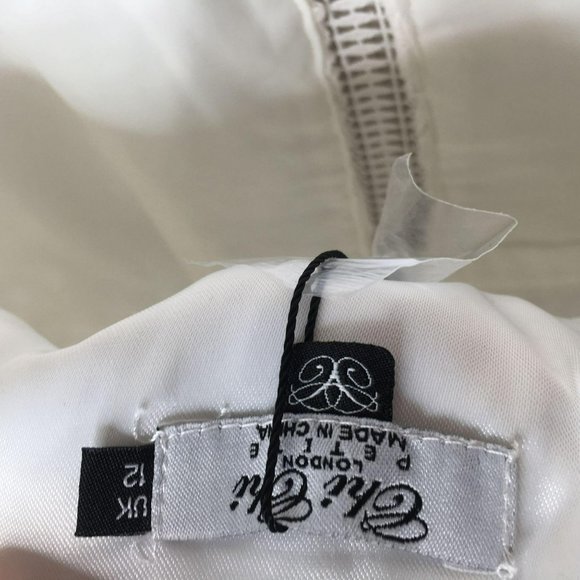 Chichi Womens Petite Sia Dress White Size 8 US NWT - Picture 8 of 11